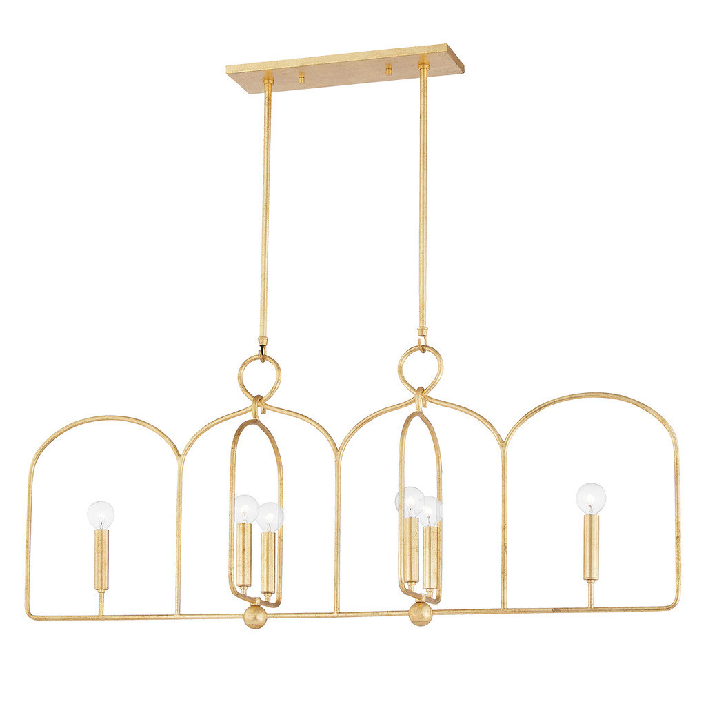 Mallory Linear In Gold | 1stopbedrooms