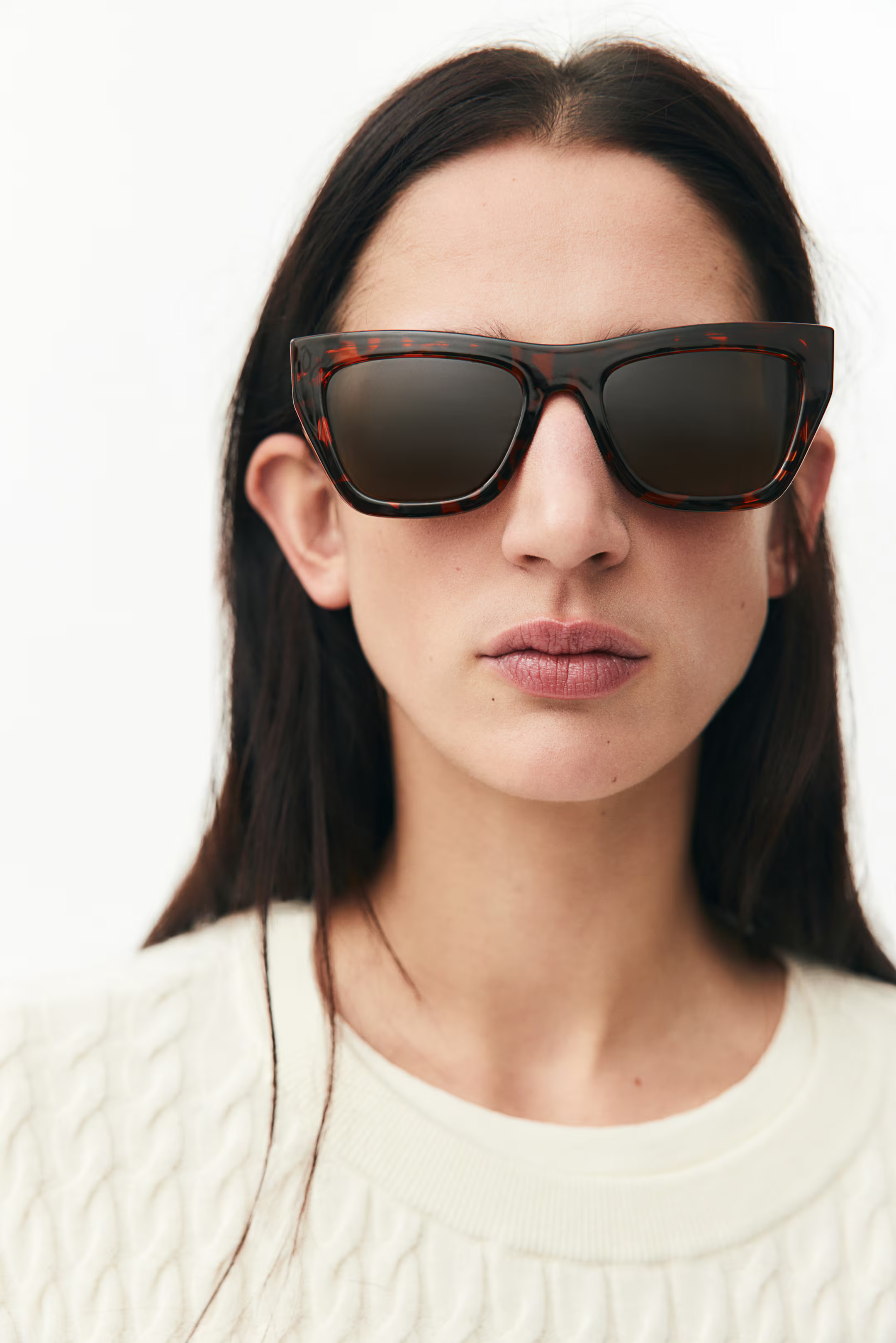 Cat-eye sunglasses - Brown/Tortoiseshell-patterned - Ladies | H&M GB | H&M (UK, MY, IN, SG, PH, TW, HK)