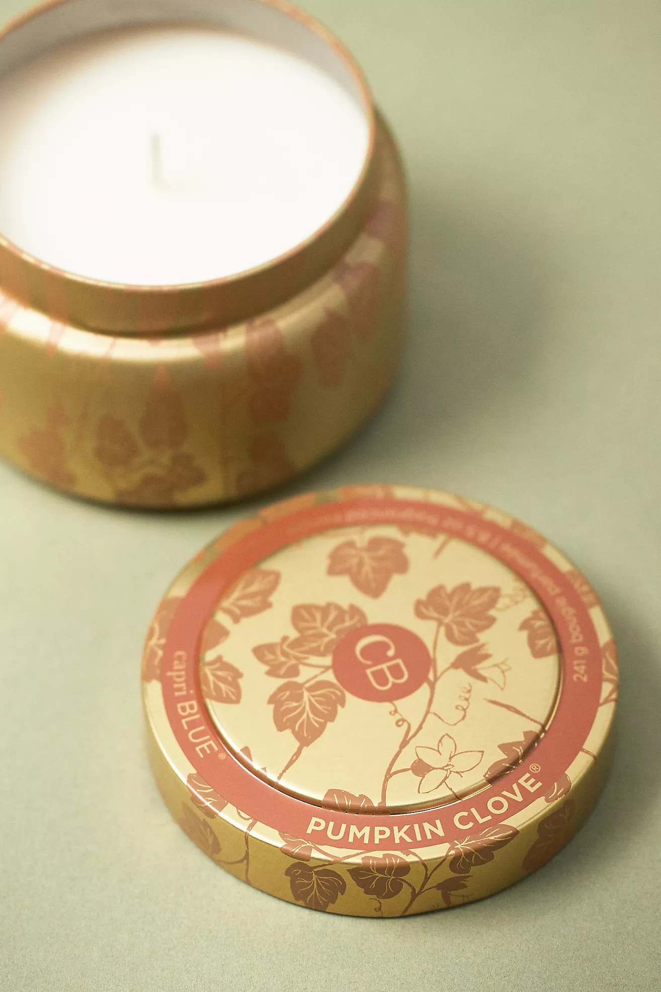 Capri Blue Pumpkin Clove Tin Candle | Anthropologie (US)