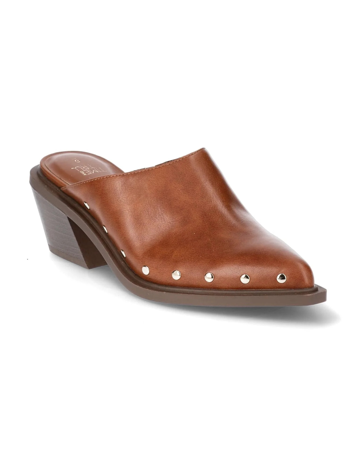 Time and Tru Women's Western Heel Mules | Walmart (US)