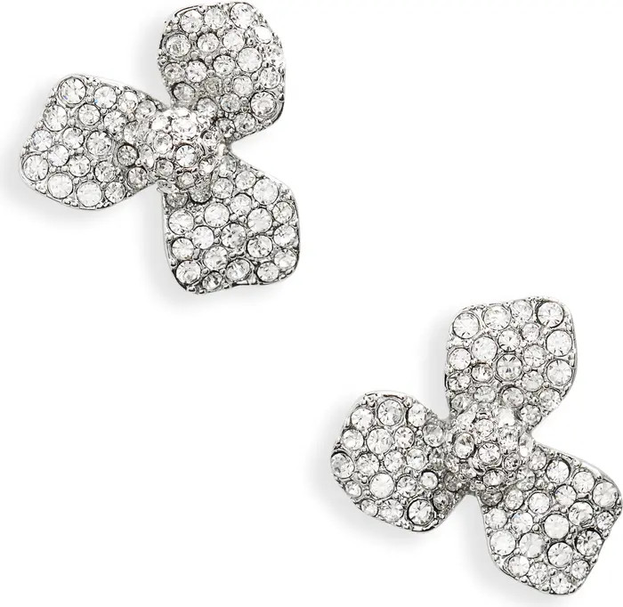 Lele Sadoughi Pavé Crystal Trillium Stud Earrings | Nordstrom | Nordstrom