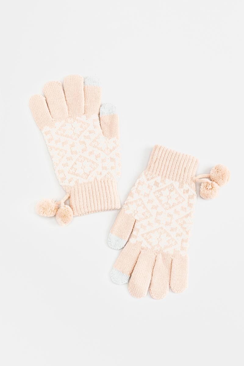 Lea Printed Tech Gloves | Francesca’s Collections