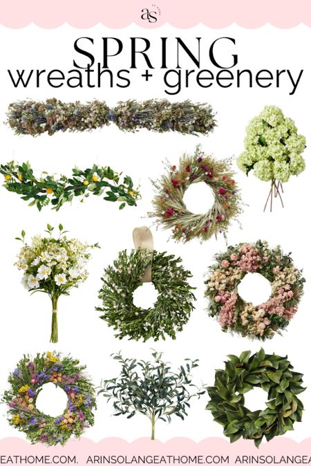 Swatting out faux flowers and wreaths is an easy way to redecorate each season. These are beautiful for spring! 

#LTKSeasonal #LTKhome