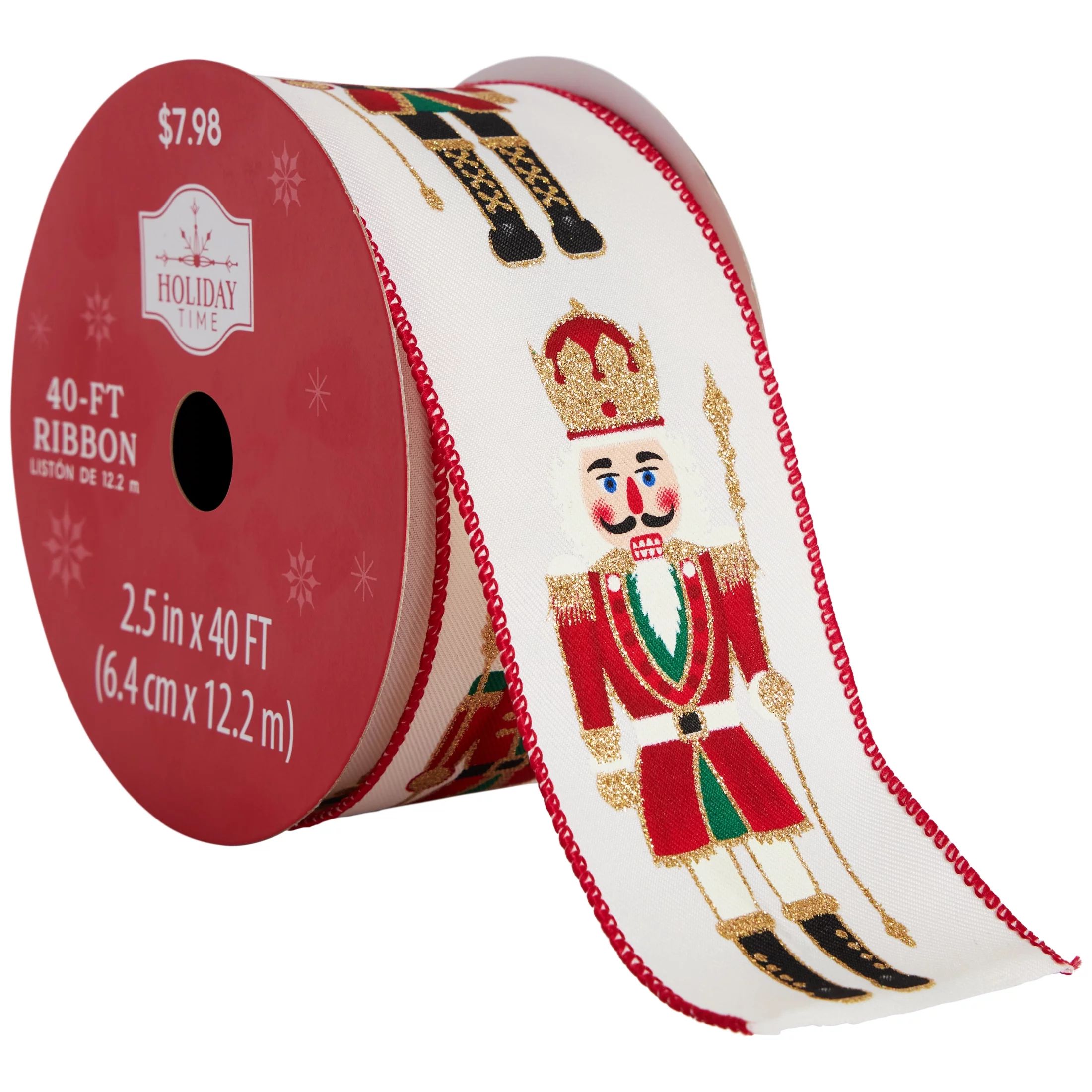 Traditional Toy Soldier Ribbon, 40', by Holiday Time | Walmart (US)