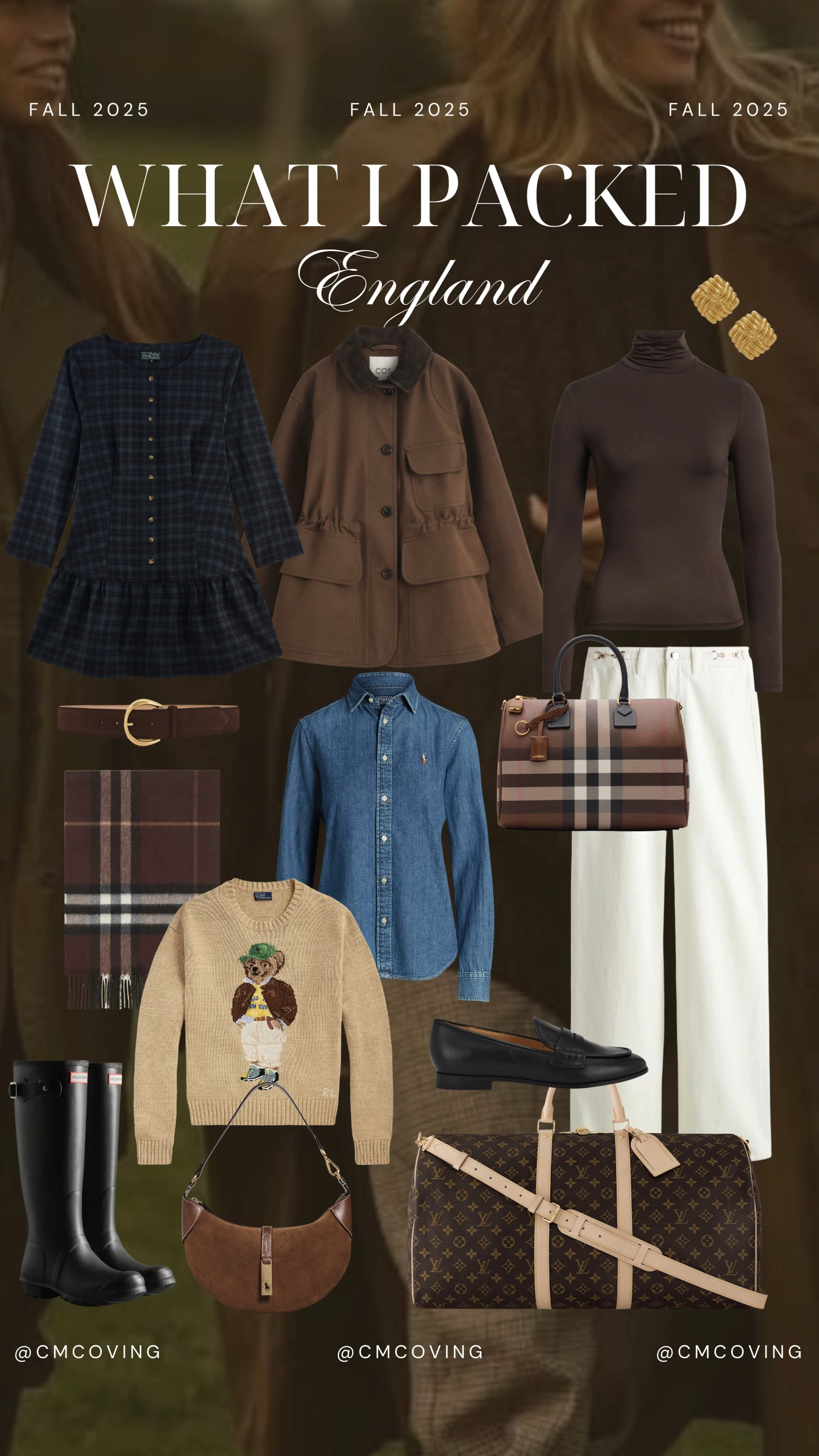 What I packed for England 🍁 fall fashion, fall outfit, fall dress, hunter boots, polo, ralph lauren 

 #LTKSeasonal #LTKFindsUnder100 #LTKStyleTip