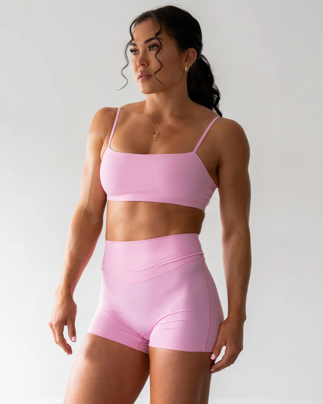 Rebel Heart Sports Bra - Pink Frosting | LSKD | LSKD