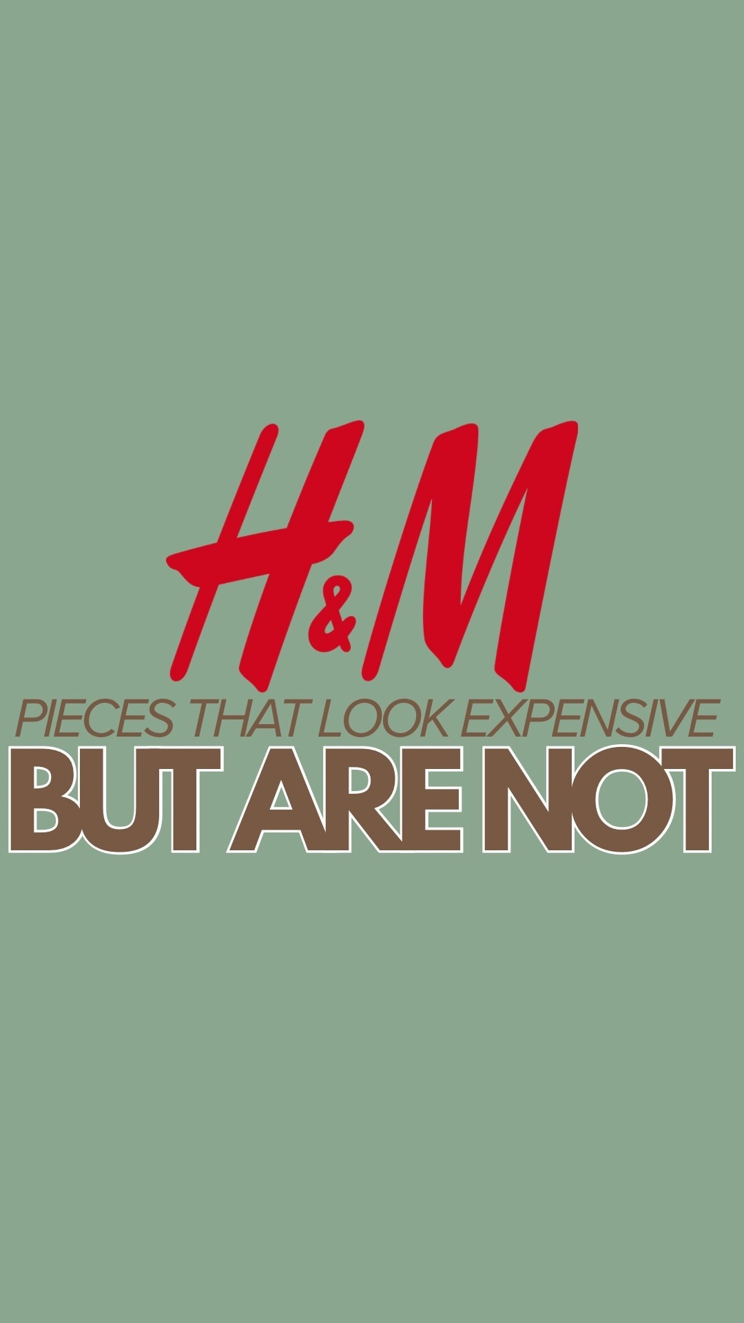 Pieces that look expensive but are not from H&M

#LTKHoliday