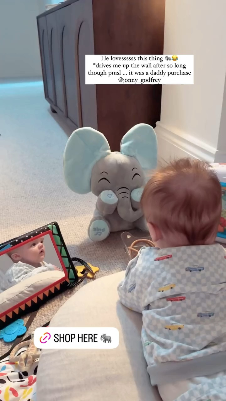 He loves this singing elephant toy from amazon 🥹

#LTKmaternity #LTKkids #LTKbaby