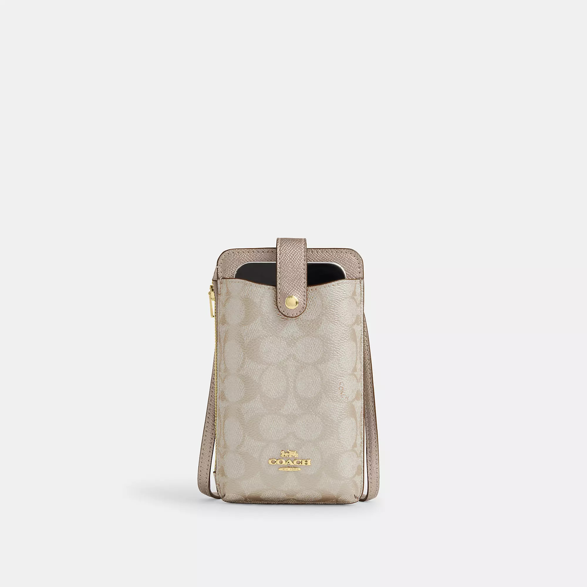 Phone Crossbody Bag In Signature Canvas | Coach Outlet CA