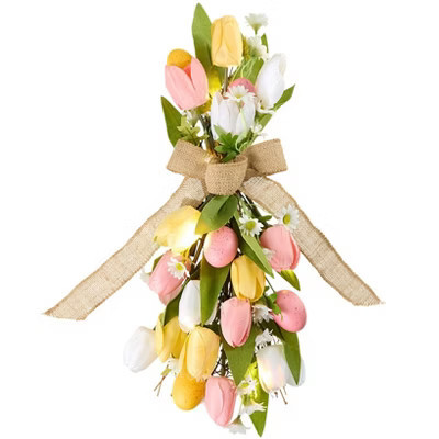 The Lakeside Collection Spring Lighted Multi-Use Swag Décor - Easter Or Butterfly Easter | Target