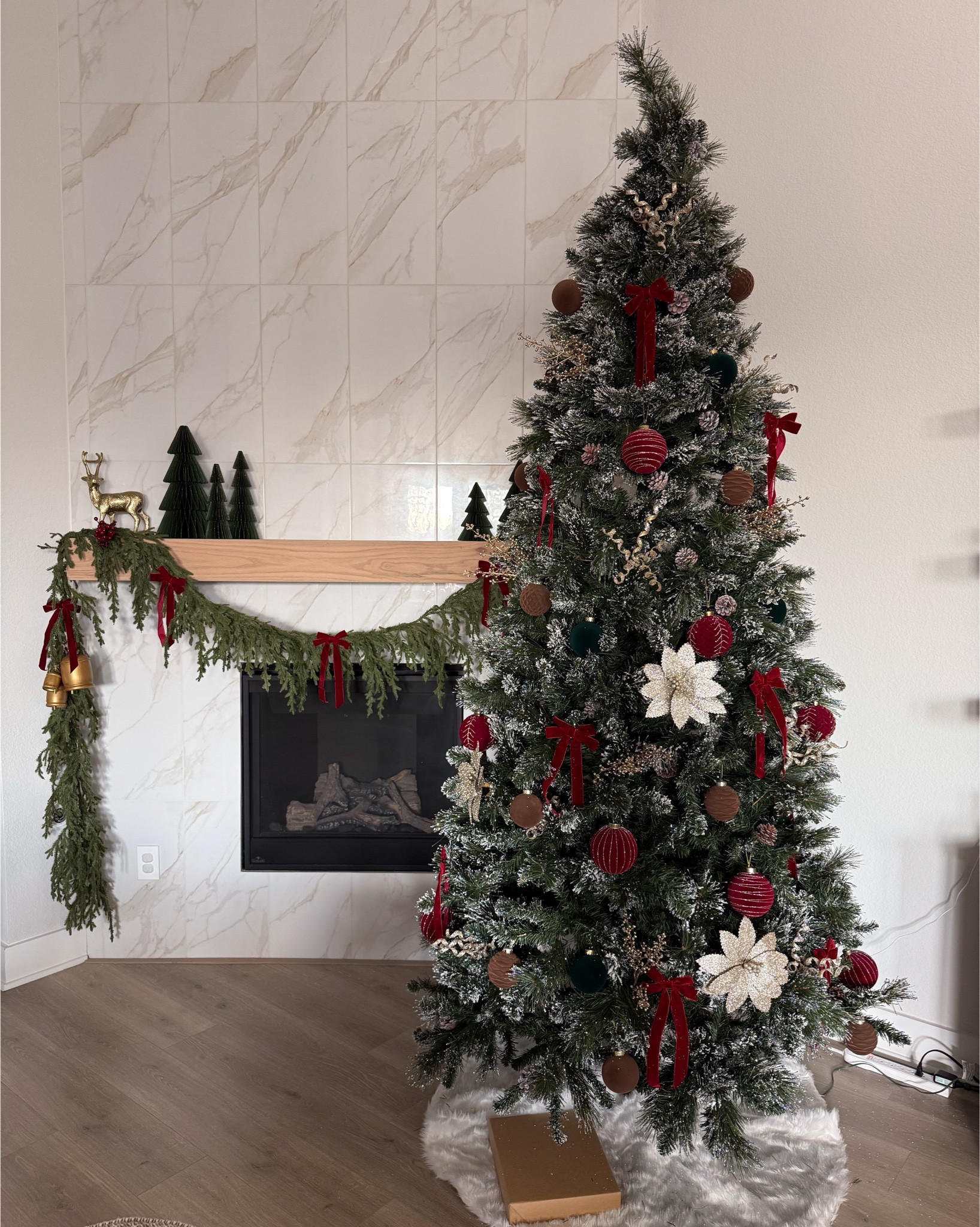 I’m loving our Christmas decor scheme this year. Deep reds, dark greens, and brown! Hobby Lobby, Amazon, Micheal’s, and Home Goods for the decor win.  

#LTKSeasonal #LTKHome #LTKHoliday