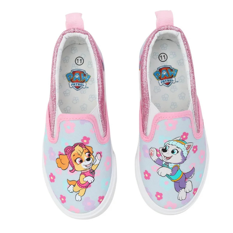 Paw Patrol Toddler Girl Skye & Everest Slip-On Sneaker | Walmart (US)