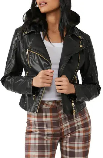 Faux Leather Moto Jacket | Nordstrom