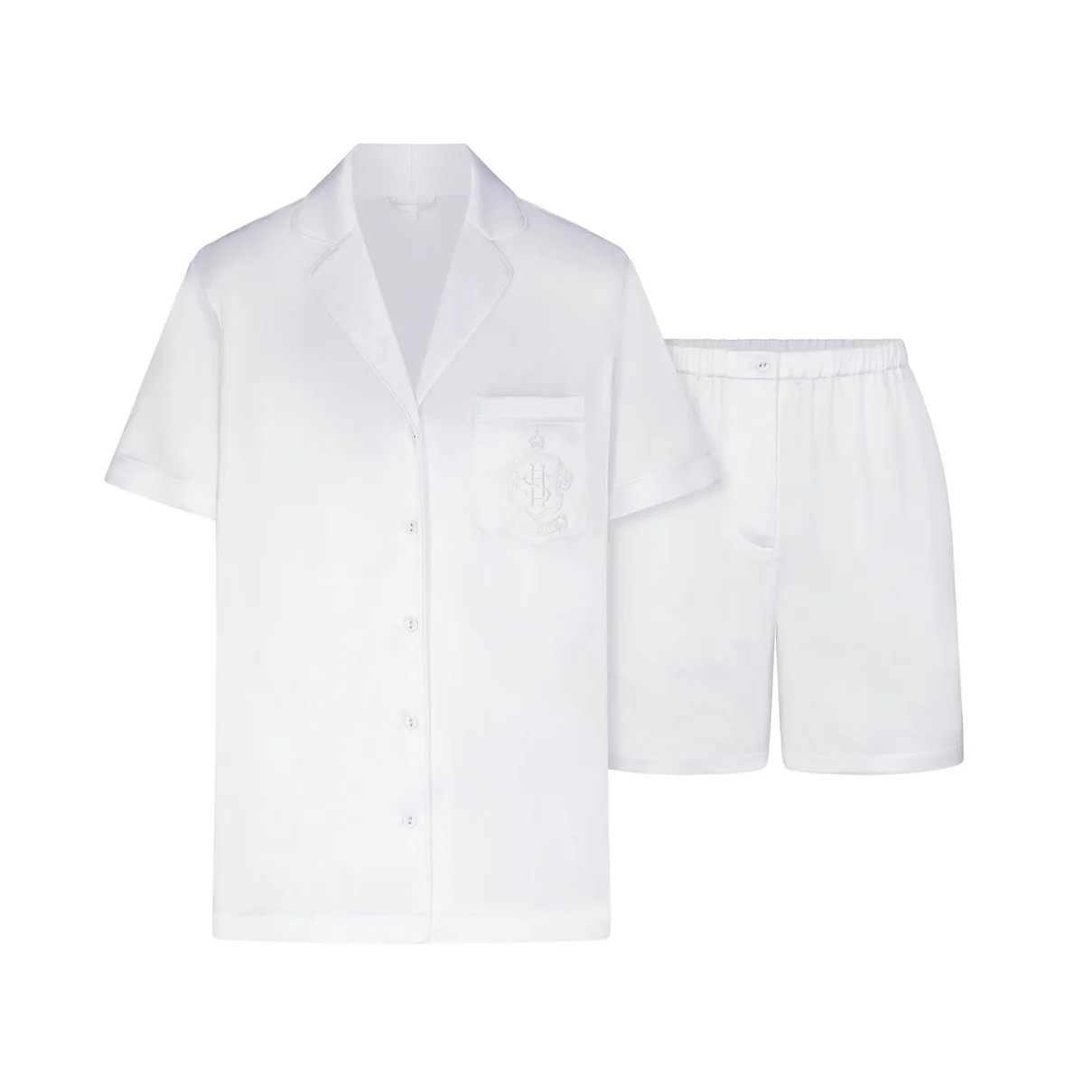 SHORT SLEEVE BUTTON UP SLEEP SET | SKIMS (US)