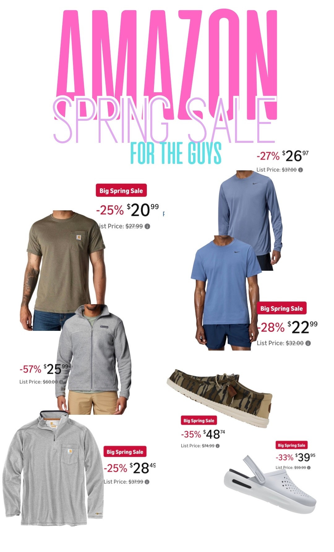 Amazon Spring Sale: For the Guys! 

#LTKSaleAlert