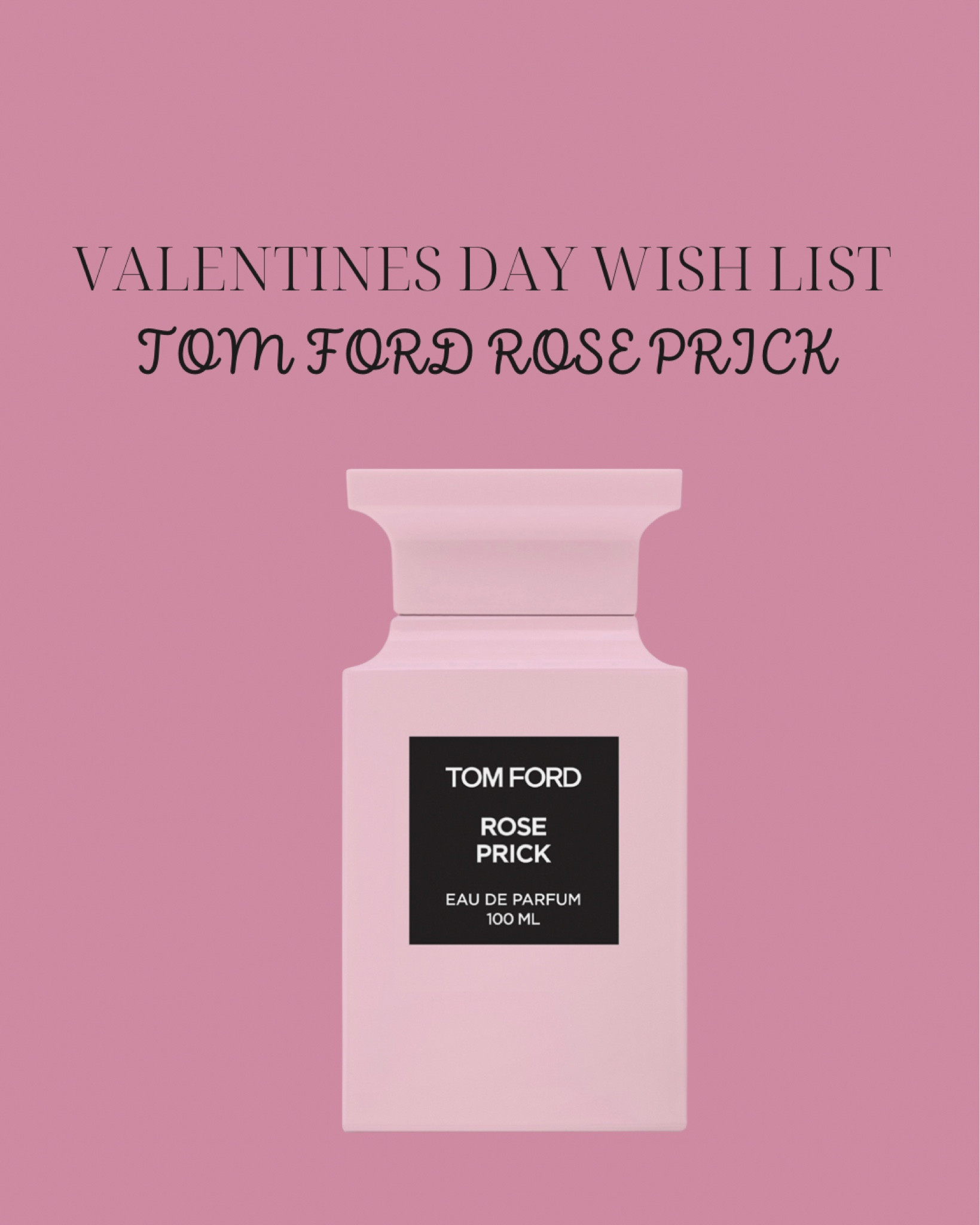 Let me take the guesswork out of what to ask for/give for vday! 

In addition to the Rose, this parfum also has hints of spice, patchouli, and turmeric 

#valentinesday
#valentines
#valentinesgiftforher 

#LTKGiftGuide #LTKbeauty