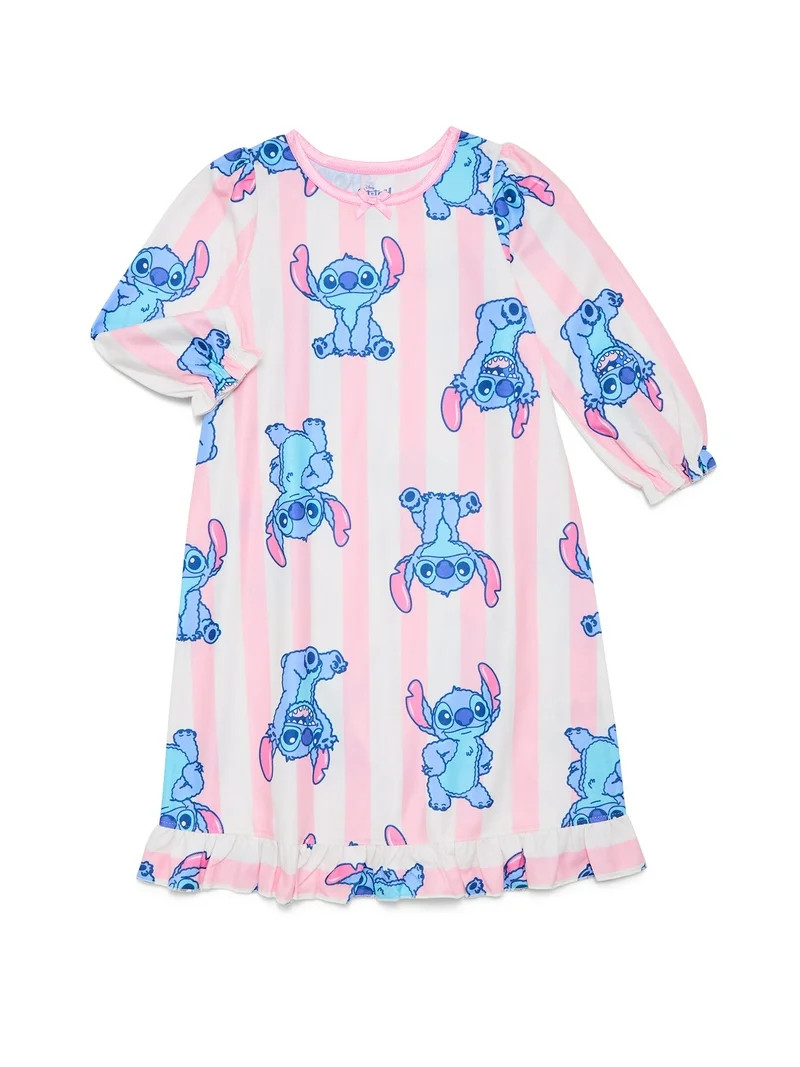 Lilo and Stitch Toddler Girls Pajama Nightgown, Sizes 2T-5T | Walmart (US)