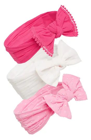 Baby Bling 3-Pack Bow Headband | Nordstrom