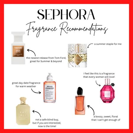 Sephora Fragrance Recommendations 2023

#LTKbeauty #LTKBeautySale