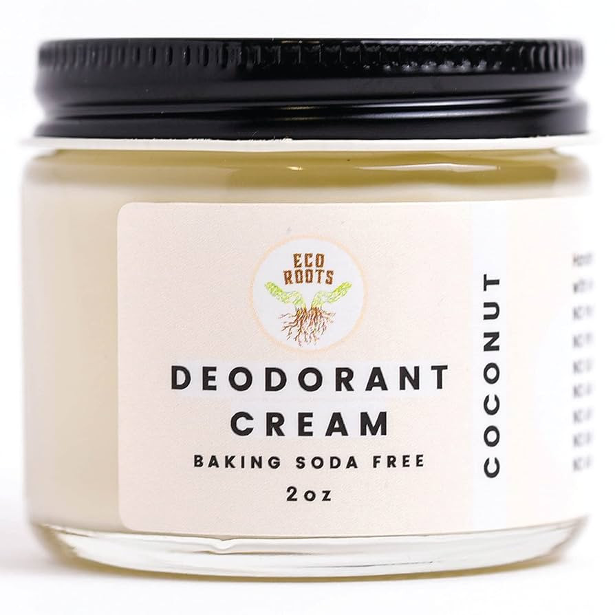 ECO ROOTS Natural Deodorant for Women & Men | Organic Deodorant Cream Non Aluminum | Baking Soda ... | Amazon (US)