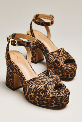 Lorelei Leather Platform Sandals | Anthropologie (US)