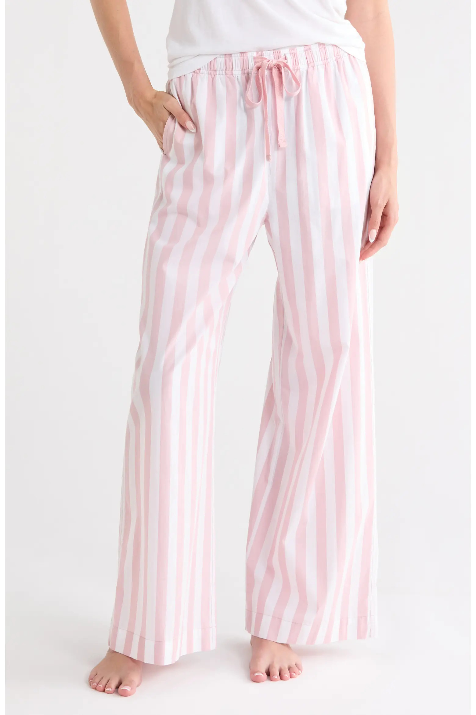 Cotton Poplin Pajama Pants (Women) | Nordstrom | Nordstrom