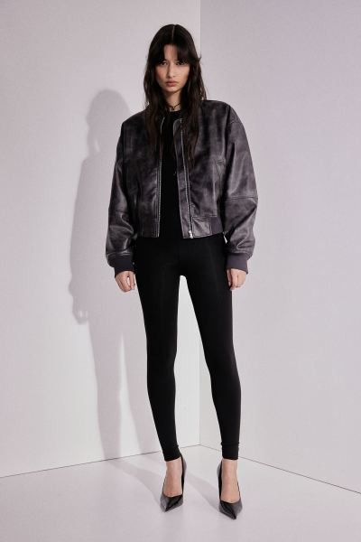 Coated bomber jacket | H&M (UK, MY, IN, SG, PH, TW, HK)