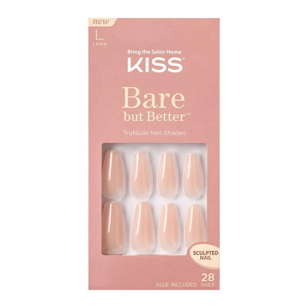 KISS Bare but Better Nude False Nails, Nude Drama | CVS