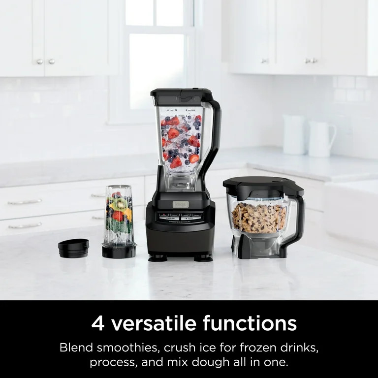 Ninja Kitchen System, 72 oz , Blender and Food Processor, BL780WM | Walmart (US)