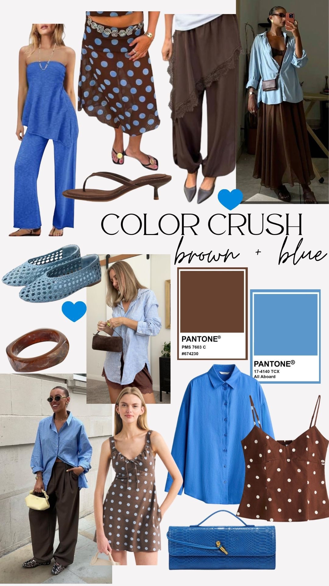 Color crush blue and brown
Color trends for spring
Affordable fashion 

#LTKSaleAlert #LTKSeasonal #LTKootd
