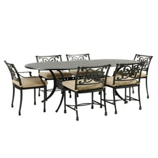 Amalfi 7-Piece 84" Oval Dining Set | Ballard Designs, Inc.