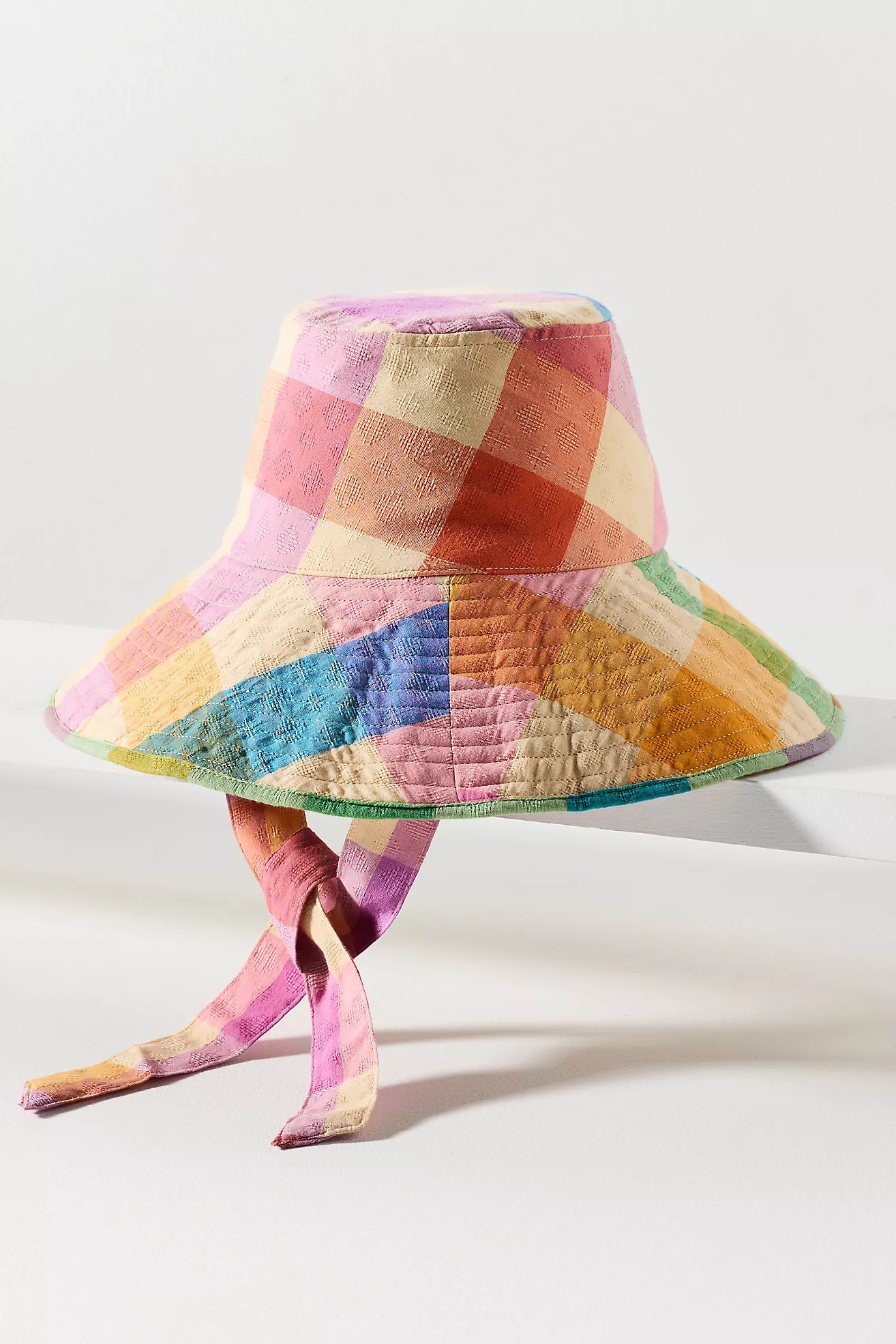 Sunshine Tienda Rainbow Plaid Bucket Hat | Anthropologie (US)