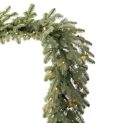 Balsam Hill Balsam Fir Pre-Lit Faux Wreath & Garland | Williams-Sonoma