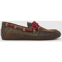 Bibi Lou Tana Boat Flats in Dark Brown, Size: 3 | Schuh