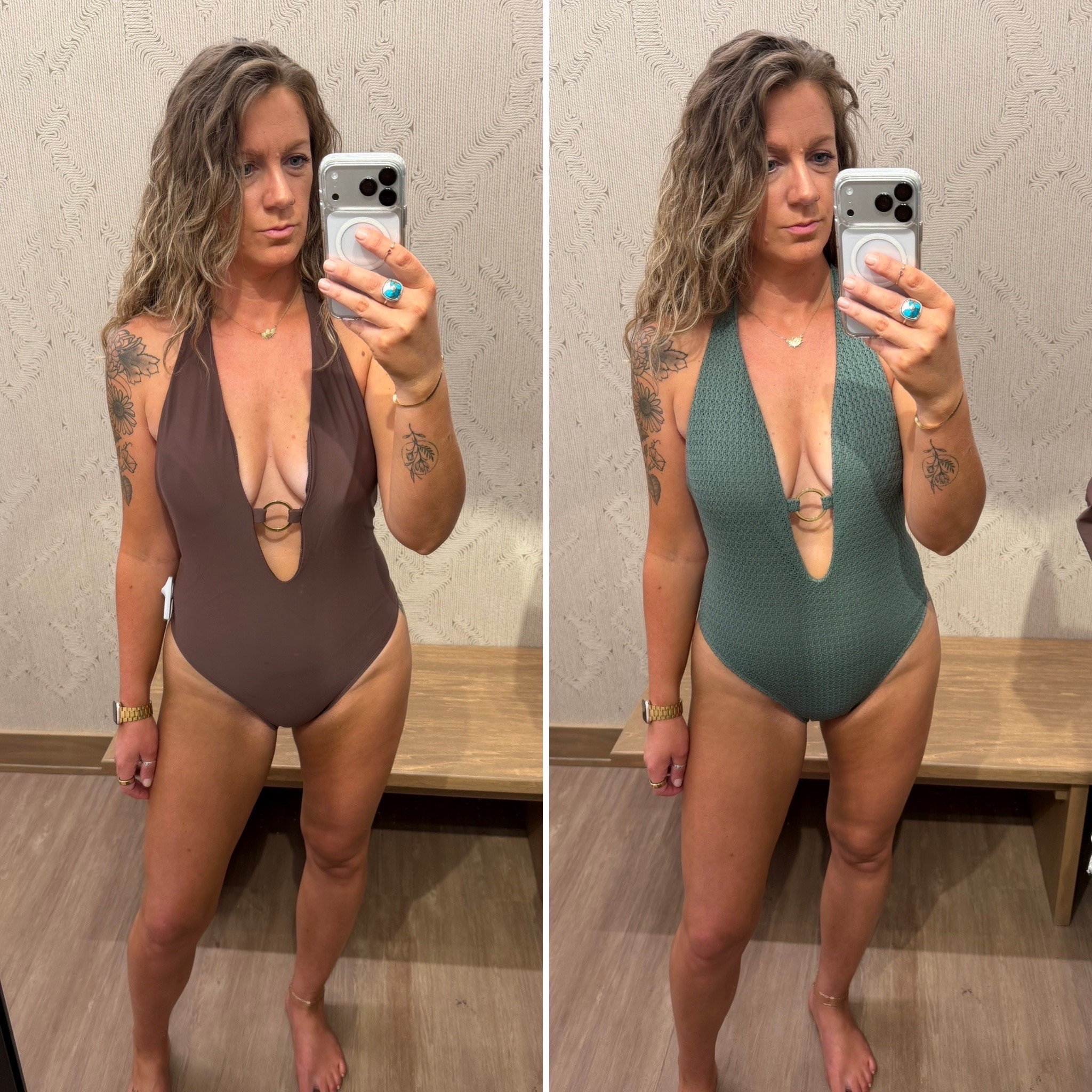 Wearing a large regular

#LTKTall #LTKOver40 #LTKSwim