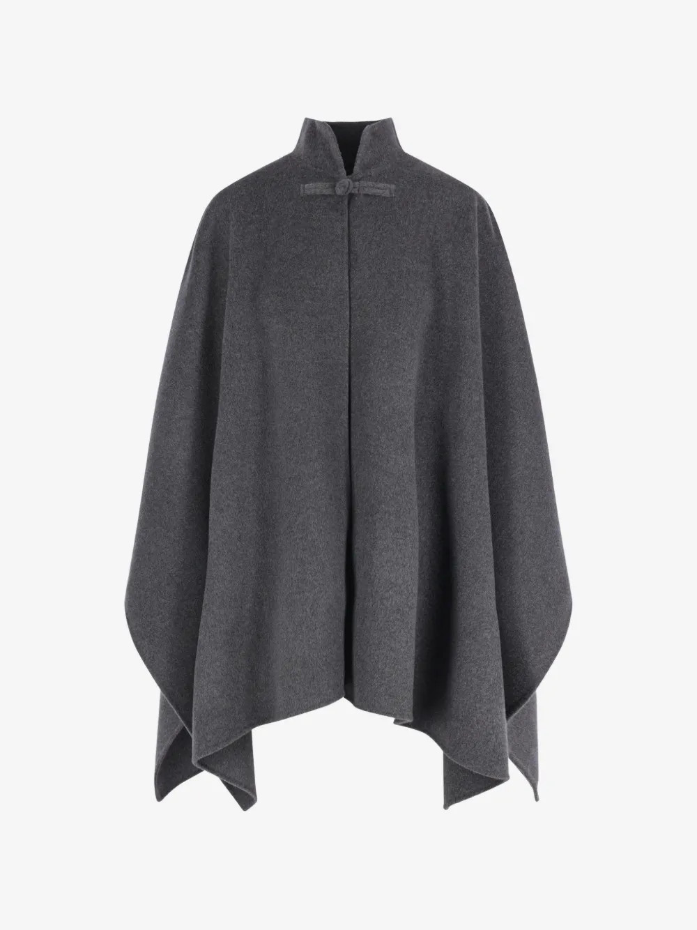 Róhe pankou-knot stand-collar cape - Grey | Farfetch Global