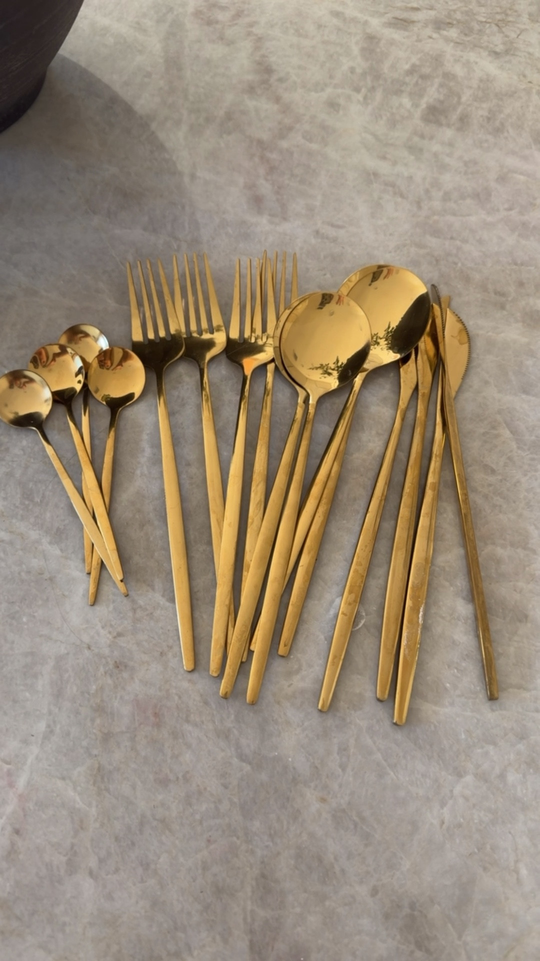 Love a gold flatware moment! These are so surprisingly affordable too! 

#LTKHome