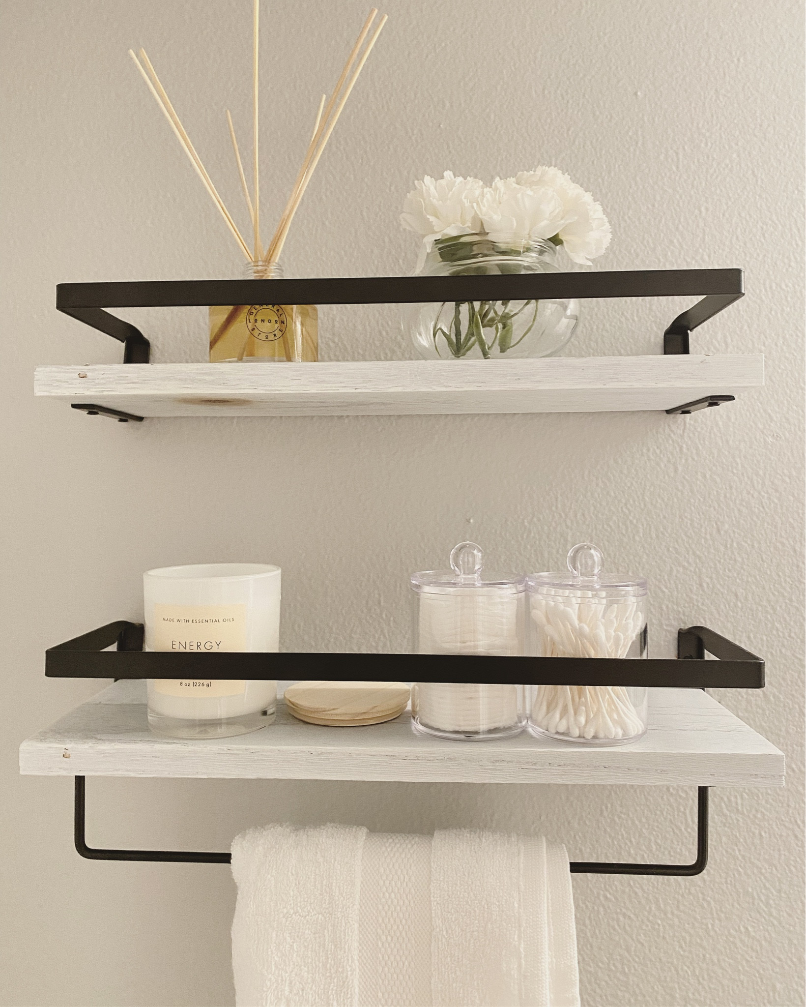 Bathroom shelves decor 🤍

#LTKhome #LTKGiftGuide #LTKFind