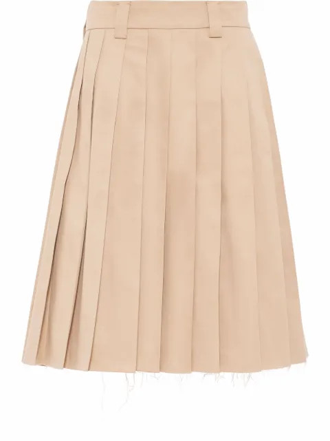 플리츠 치노 미디 스커트 | Farfetch (KR)