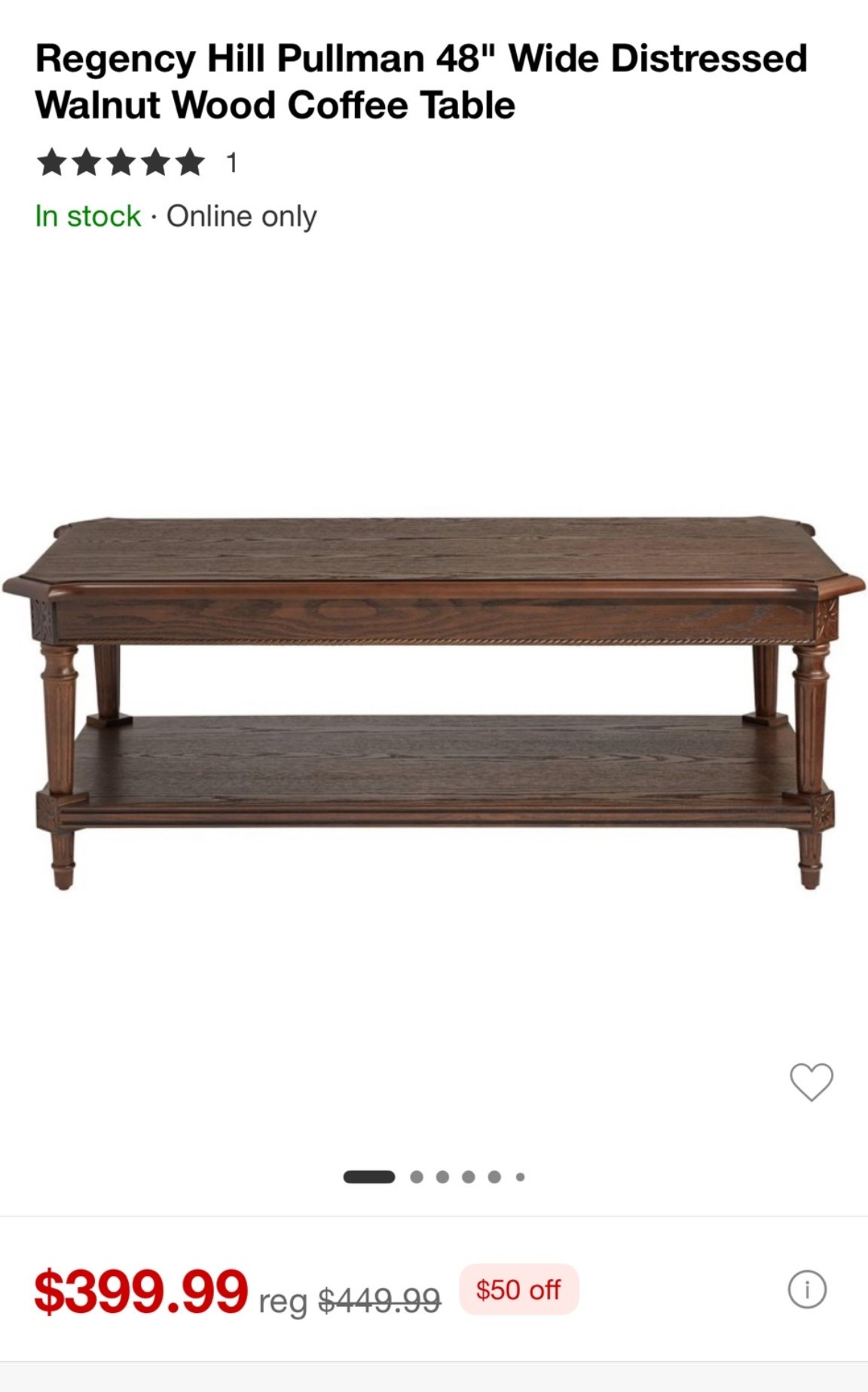 Been coffee table shopping & came across this beautiful walnut one from Target! 😍

#LTKHome