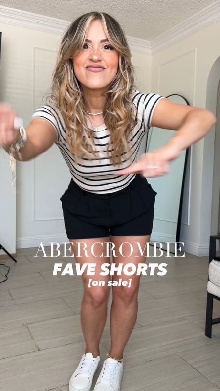 @abercrombie SALE 25% off ALL Shorts + 15%-off almost everything else thru 5/13! #AbercrombiePartner

✔️Look 1: Curve Love High Rise 4" Mom Short in size 27 | color LIGHT DESTROY | vest XS
✔️Look 2: Curve Love High Rise 4" Mom Short in BLACK Size 27 | asymmetrical top in SMALL
✔️Look 3: High Rise Dad Short | color DARK size 27 | asymmetrical top in SMALL
✔️Look 4: Sloane tailored shorts in black size 27 | Essential Tuckable Baby Tee in SMALL | color Cream & stripe
✔️Look 5: high rise loose short in size 27 color MEDIUM 
✔️Look 6: baggy cargo jeans size SMALL | essential rib tuckable scoopneck tank XS 
✔️Look 7: High Rise Dad Short in LIGHT Size 27 

#LTKStyleTip #LTKU #LTKSaleAlert