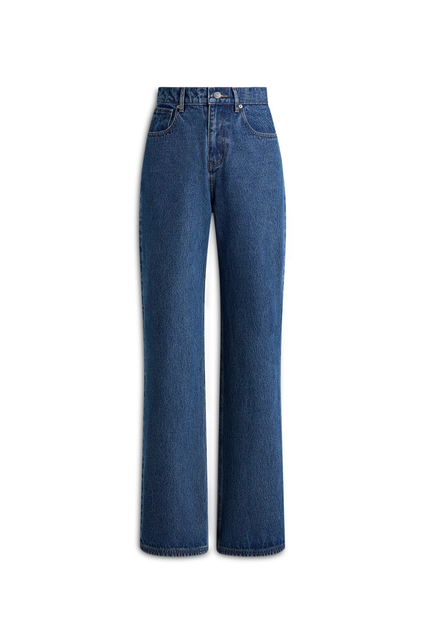 DENIM SELVEDGE WIDE LEG JEAN - JB.WASHED.INDIGO - Scanlan Theodore | Scanlan Theodore AU