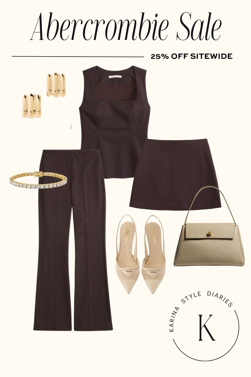 I love @abercrombie’s staple pieces. This set is so versatile. Styled here with the skirt or the pants. 🤎 Added my current staple accessories!

#LTKOver40 #LTKSaleAlert #LTKSpringSale