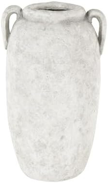 Deco 79 Ceramic Decorative Vase Antique Style Textured Centerpiece Vases with Black Shadings and ... | Amazon (US)