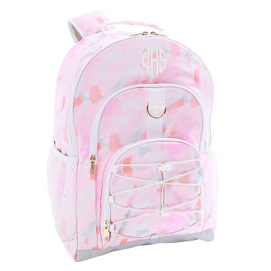 Gear Up Claire Pink Brushstrokes Recycled Backpack | Pottery Barn Teen