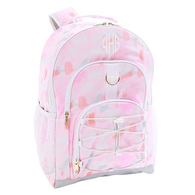 Gear Up Claire Pink Brushstrokes Recycled Backpack | Pottery Barn Teen