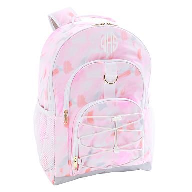 Gear Up Claire Pink Brushstrokes Recycled Backpack | Pottery Barn Teen | Pottery Barn Teen