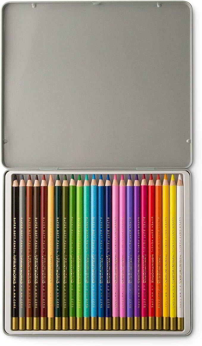 PRINTWORKS 24 Colour Pencils | Amazon (US)