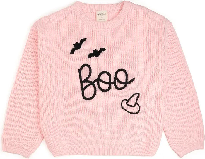 Sweet Wink Boo Bat Halloween Knit Sweater | Nordstrom | Nordstrom