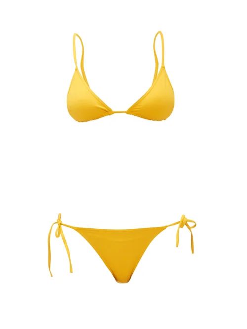 Eres - Mouna & Malou Triangle Bikini - Womens - Yellow | Matches (US)